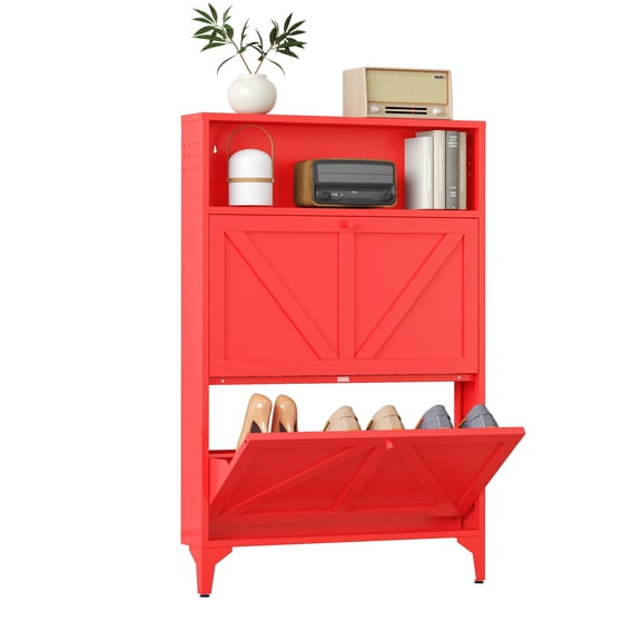 Metal Wardrobe Coat Cabinet with Adjustable Shelves and Hanging Rod,Storage Closet Locker for Bedroom,Kids Room,Office, Home, School,Almirah for Clothes,Blanket.