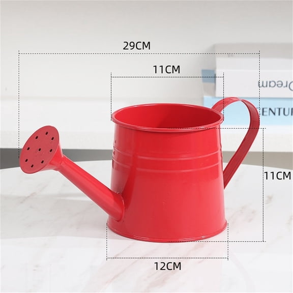 Metal Watering Can Flower Bucket,4.7X3.5" Decorative Galvanized Iron Flower Vase, Mini Farmhouse Floral Arrangement Container, Small Watering Kettle, Vintage Tin Florist Bouquet Holder
