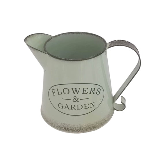 Metal Watering Can for Succulents and Indoor Plants, Small Garden Watering Bucket with Long Spout, Large Capacity Iron Wear-Resistant Water Pot for Home Outdoor Gardening