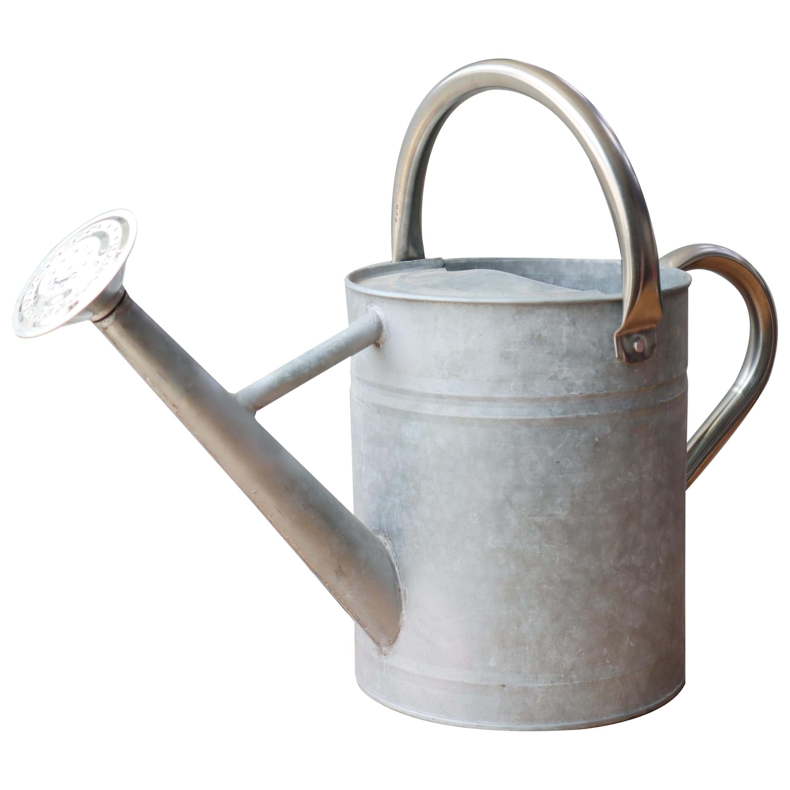 Metal Watering Can for Outdoor and Indoor Plants, Watering Can Decor, 1 Gallon - 004 ZINC STAINLESS STEEL HANDLE