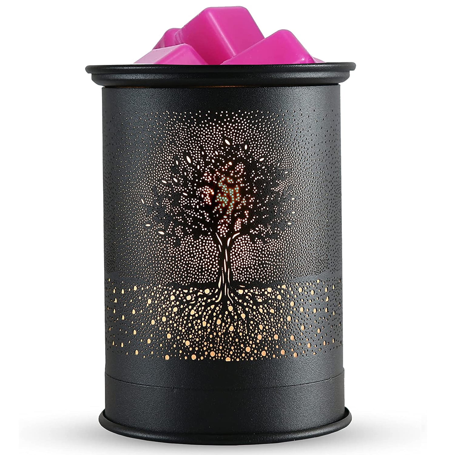 Metal Wax Melt Warmer, UNTIMATY Electric Wax Warmer for Scented Wax, Oil Burner Wax Melt Night Light for Gift, Home, Spa, Office
