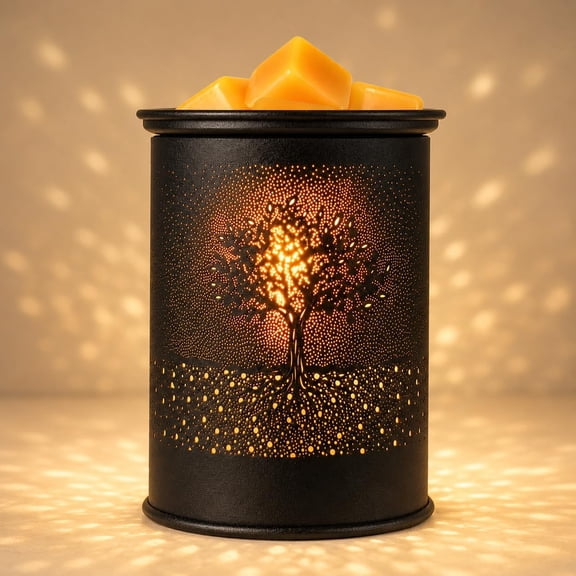 Metal Wax Melt Warmer Tree Candle Wax Warmer for Scented Wax Melter