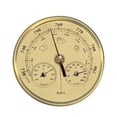 thumbnail image 1 of Metal Weather Instrument Set, Humidity & Pressure Monitor for Vintage Indoor/Outdoor Decor - 70-130mm, 1 of 8