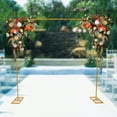 thumbnail image 1 of Metal Wedding Background Decoration Stand, Square Shape Wedding Backdrop Stand, Floor Standing Wedding Arch Stand, 1 of 18
