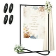 thumbnail image 1 of Metal Wedding Sign Stand, Frame for Ceremony Welcome Sign, Photo Display, Event Decor, 1 of 5