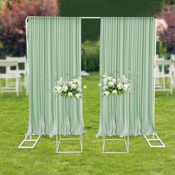 Metal Wedding Stand, White Steel Balloon Stand with Flower Stands, Wedding Backdrop Stand For Weddings, Birthday Parties, Christmas Parties