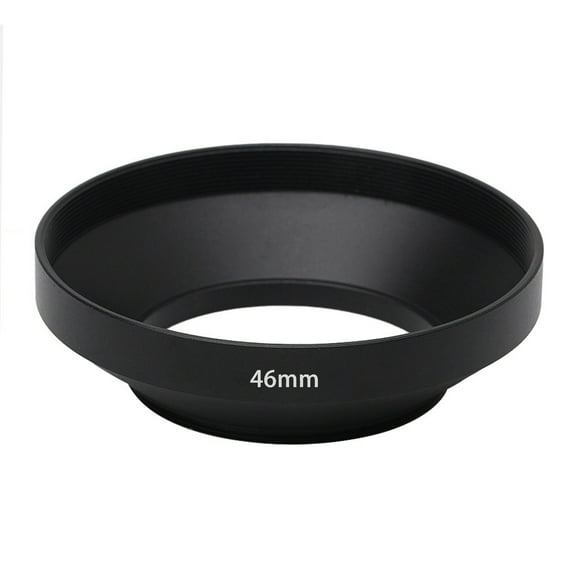 Metal Wide Lens Hood Screw-in Mount 39/40.5/43/46/49/52/55/58/62/72mm for DSLR Camera Lens Hood for