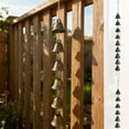 thumbnail image 1 of Metal Wind Chime with Bells - Feng Shui Home & Outdoor Decor for Courtyard/Terrace/Garden, Crisp Sounding Hanging Ornament, Durable Weather-Resistant Metal Craft for Festive, 19*1.5in, Bronze, 1 of 7