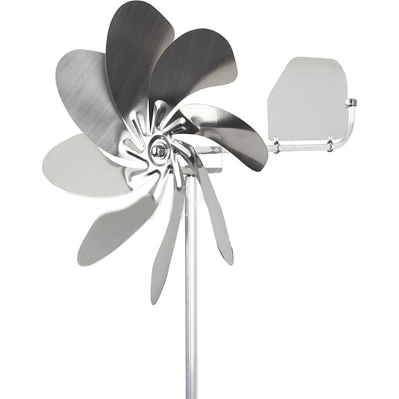 Metal Windmill Decorations Wind Mill Metal Garden Pinwheels Garden Stake Windmill Heavy Duty 3D Garden Decorations