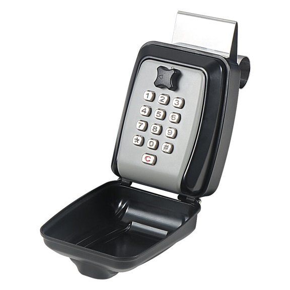 Metal Window Mount Lockbox Keysafe Sturdy Waterproof Large Capacity Lock Box