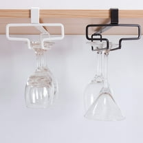 Metal Wine Glass Rack Under $5! Kadlawus Under Cabinet Wine Glass Rack, Metal Stemware Holder for Kitchen, Hanging Glass Storage for Bar, Space Saving Wine Glass Organizer
