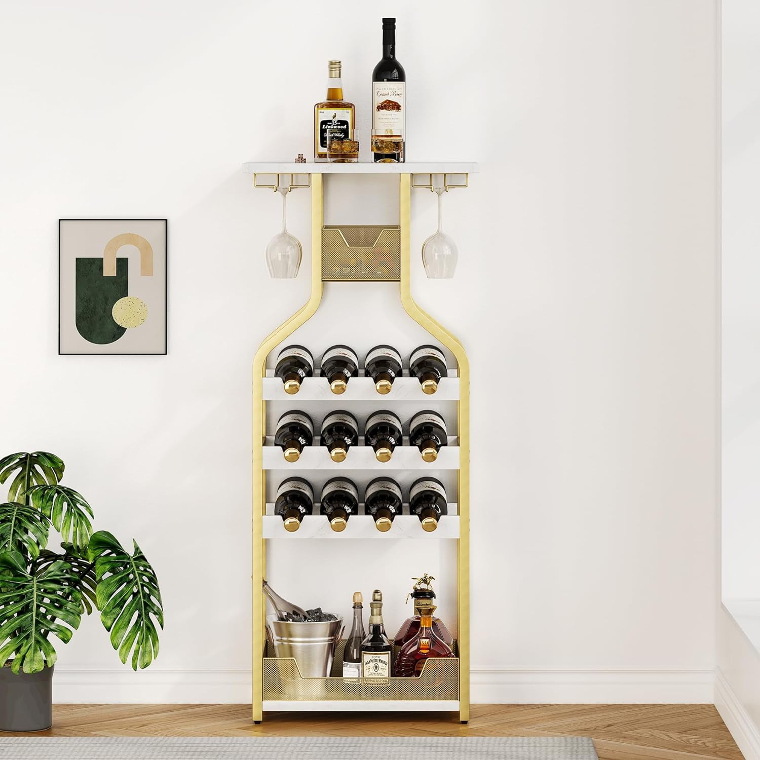 Wine bottle holder stand hotsell