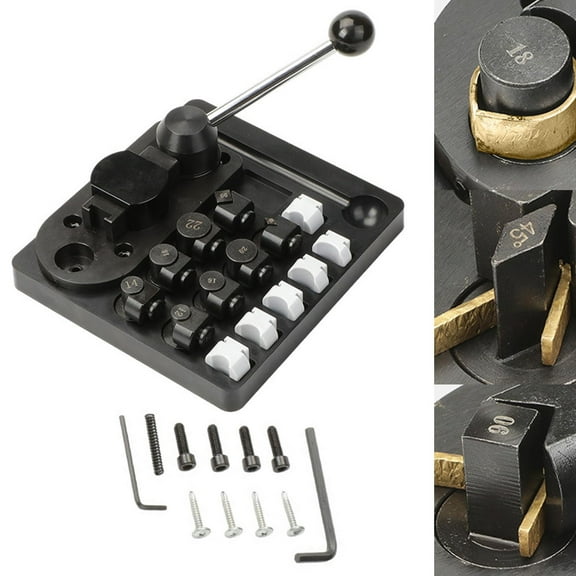 Metal Wire Bending Jig Set, Ring Bender Tool for Spoon Rings Heavy Duty, Ring Bending Tool, Mini Wire Bender for Flat Round Stock Jewelry Making