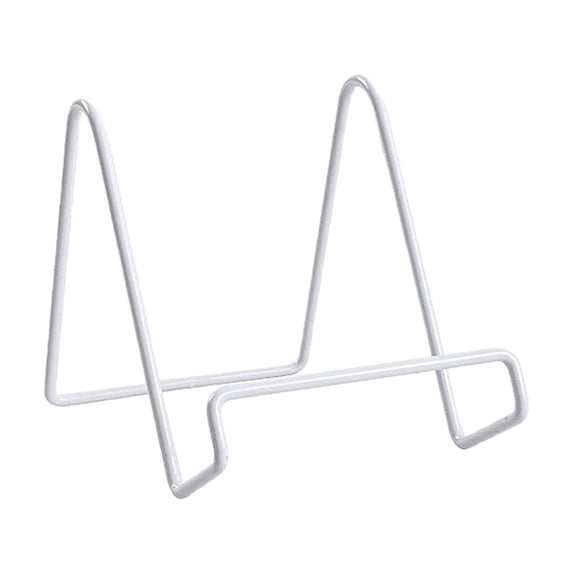 Metal Wire Display Easel Stand, Multi-Purpose Tabletop Holder,Compact Practical Kitchen Tray Stand for Home Cutting Boards Cookbooks Decoration Plates Photo Frames Records and Signs