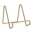 thumbnail image 1 of Metal Wire Display Easel Stand, Multi-Purpose Tabletop Holder,Compact Practical Kitchen Tray Stand for Home Cutting Boards Cookbooks Decoration Plates Photo Frames Records and Signs, 1 of 3