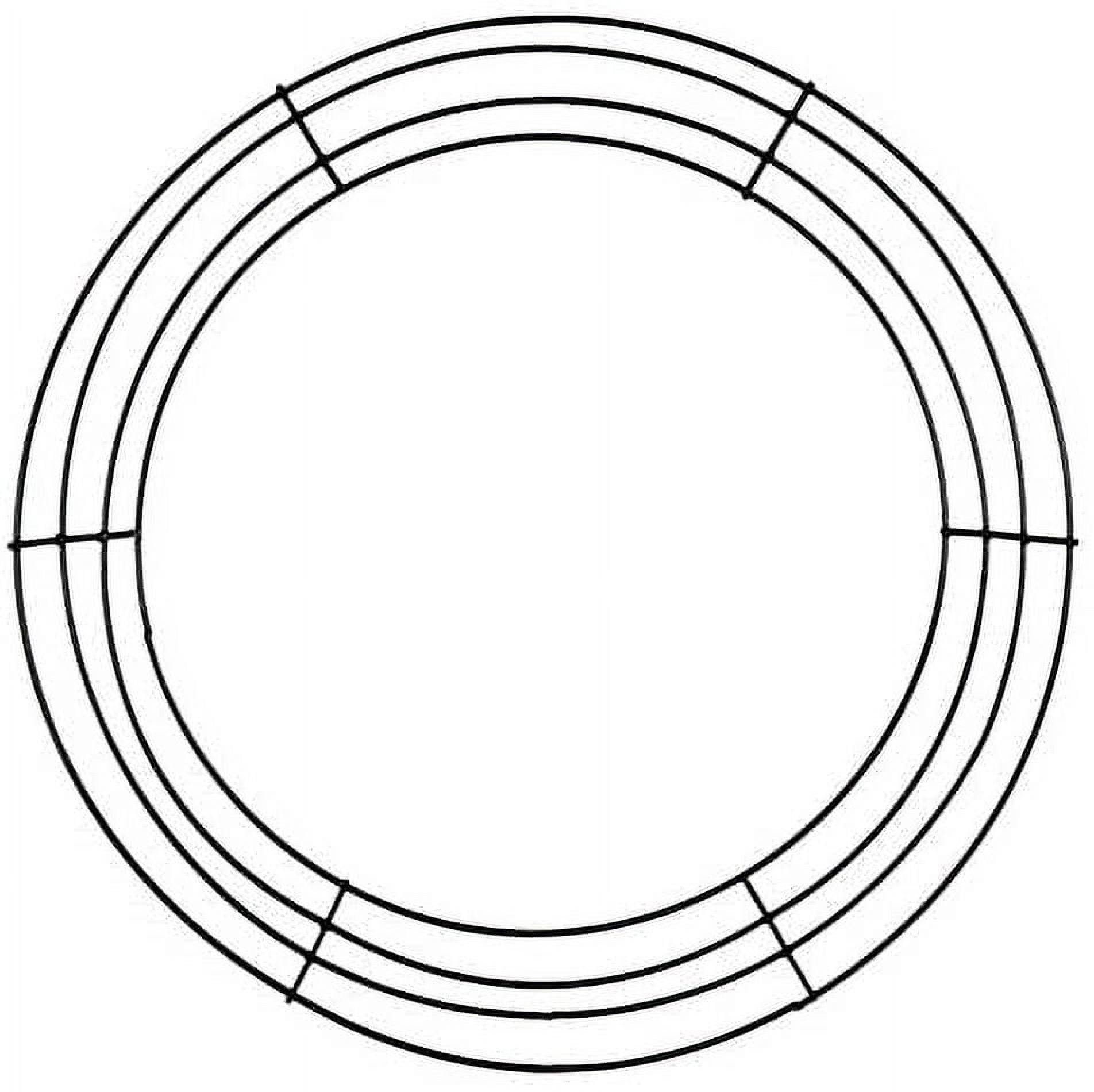 Metal Wire Door Wreath Frame - 12" Wide, Black, Easter, Memorial Day, 4th of July, DIY, Decoration, Christmas, Swag, Garland, Valentine's Day