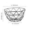 thumbnail image 1 of Metal Wire Fruit Basket Bowl,Iron Art Fruit Storage Baskets for Living Room,Countertop,Office Table Decorative Bread Snack Fruit Vegetable Bowls, 1 of 1