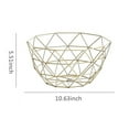thumbnail image 1 of Metal Wire Fruit Bowl,Iron Art Design Gold Fruit Storage Basket Bowls for Kitchen Counter Living Room Office Decorative Countertop Centerpiece Fruit Storage Basket, 1 of 1