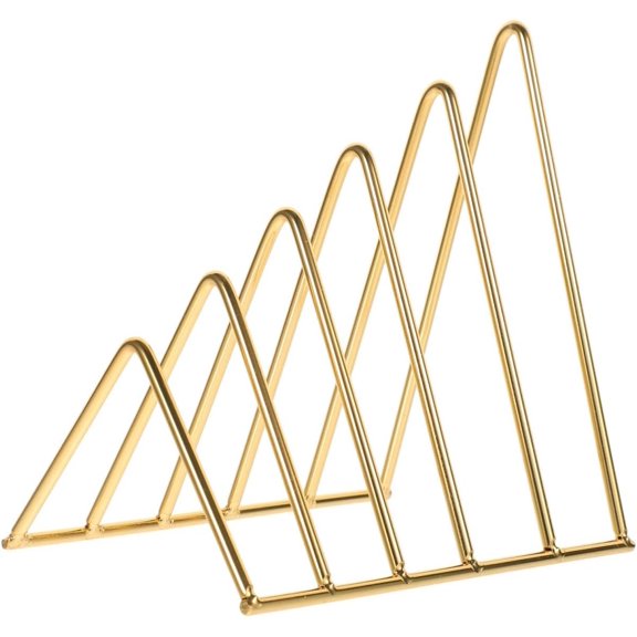 Metal Wire Magazine Holder Triangle Desk Organizer ecorative File Folder Organizer for  Office and Classroom Use ()