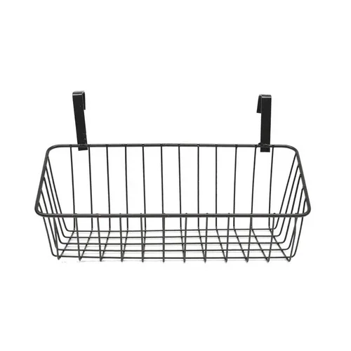 Metal Wire Over Cabinet Storage Basket Bin Bathroom Caddy Kitchen Organization