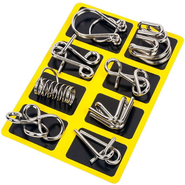Metal Wire Magic Trick Brain Teaser Toy IQ Puzzles Metal Wire Magic Trick Brain Teaser Toy IQ Puzzles
