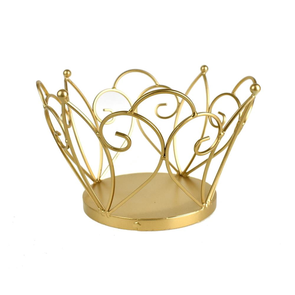 Metal Wired Crown, Gold, 5-1/2-Inch - Walmart.com display picture 1