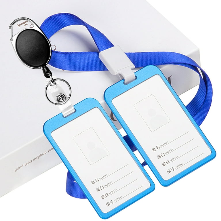 Metal Work Id Badge Holder For Men And Women, 5mlggoods Aluminum