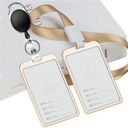 EEEkit Waterproof ID Badge Holder, ABS Plastic, for Multiple Cards ...