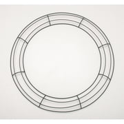 Metal Wreath Form: 16 inches, Green, Wire Frame
