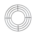 thumbnail image 1 of Metal Wreath Frame Form 8 Inch Dark Round Wire Wreath Rings Wire Garland Frame for Wedding New Year Party Home Decor DIY Crafts Supplies and Holiday Decorations for Valentine’s Day Easter Fall Decor, 1 of 6