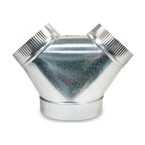 Metal Wye 8" x 6" x 6"