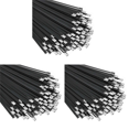 Metal Zip Ties Black 300Pcs 11.8 Inch 304 Stainless Steel Epoxy Coated