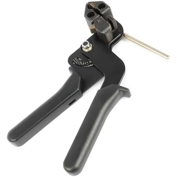 Metal Zip Ties Cutter for Stainless Steel Tie Wrap, Tensioning Installation Cutting Tool for Self-Locking Stainless Zip Ties Two-handed Mode$$Tools & Hardware Other