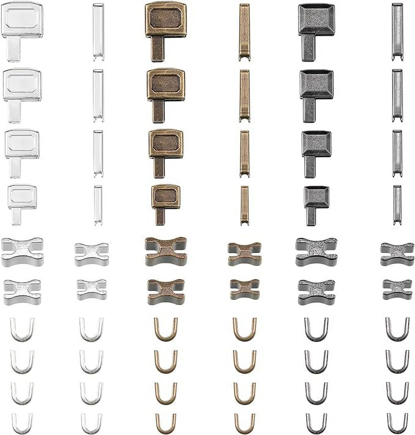 Metal Zipper Insertion Pin 4 Sizes Zipper Repair Kit Zipper Latch
