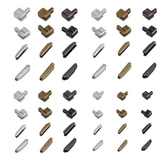 Metal Zips Repair Set Zippers Repair Tool Insertion Pin Zippers Bottom Zippers Stopper For Sewing Clothing Jackets