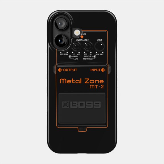 Metal Zone MT-2 Pedal Case for Apple iPhone 11 12 13 14 15 16 17 Pro Max