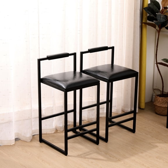 Metal and PU Bar Stools / Great for Living Rooms