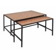 thumbnail image 1 of Metal and Wood Table Set Of 2, 1 of 1