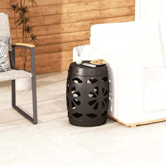 Large Metal End Table