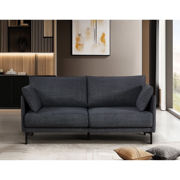 Metal frame 2-seat sofa with USB port | Good for tech-savvy users | Enjoy comfort while charging your devices