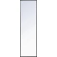 thumbnail image 1 of Metal frame Rectangle Mirror 18 inch Black, 1 of 5