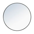 thumbnail image 1 of Metal frame Round Mirror 36 inch Black finish, 1 of 5