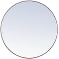 thumbnail image 1 of Metal frame Round Mirror 36 inch Silver finish, 1 of 3