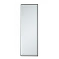 thumbnail image 1 of Metal frame rectangle mirror 20 inch in Black, 1 of 3