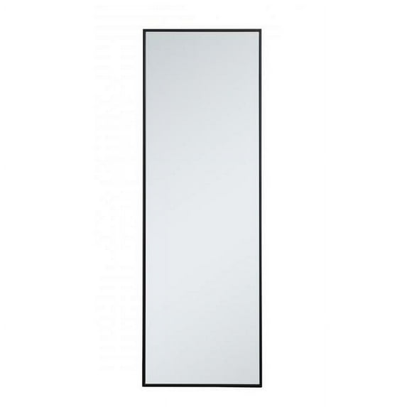 Metal frame rectangle mirror 20 inch in Black