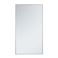 thumbnail image 1 of Metal frame rectangle mirror 20 inch in Sliver, 1 of 7