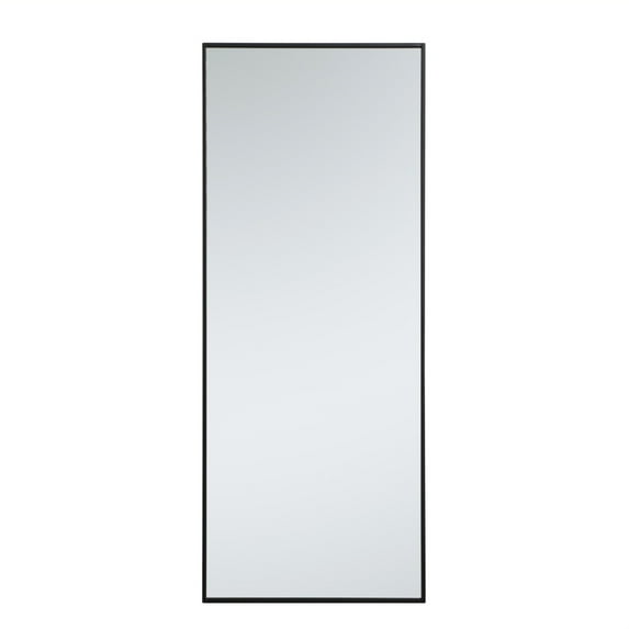 Metal frame rectangle mirror 24 inch in Black
