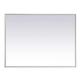thumbnail image 1 of Metal frame rectangle mirror 27 inch in Sliver, 1 of 4