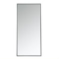 thumbnail image 1 of Metal frame rectangle mirror 30 inch in Black, 1 of 5