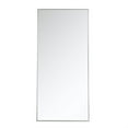 thumbnail image 1 of Metal frame rectangle mirror 30 inch in Sliver, 1 of 5